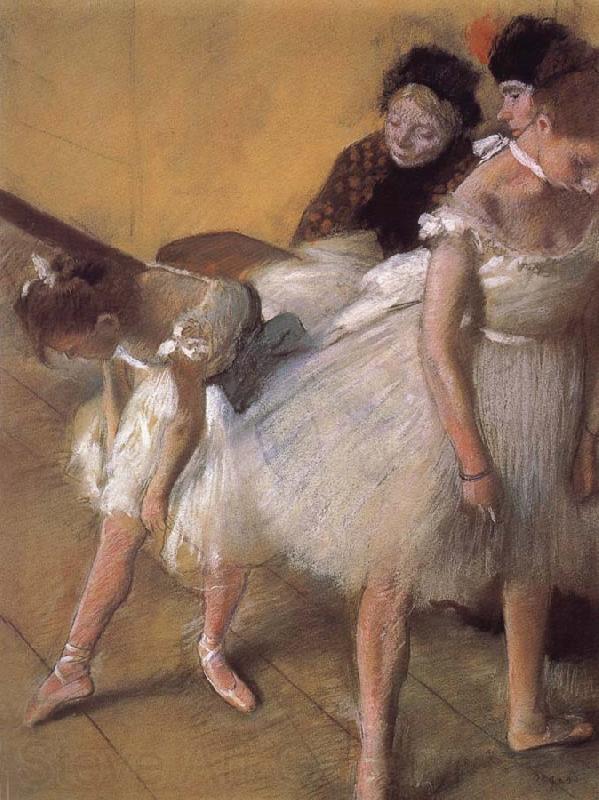 Edgar Degas Dance practising France oil painting art